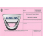 Certificado europeo de cumplimiento para comercial DACIA