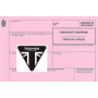 European Certificate of Compliance for Triumph Moto