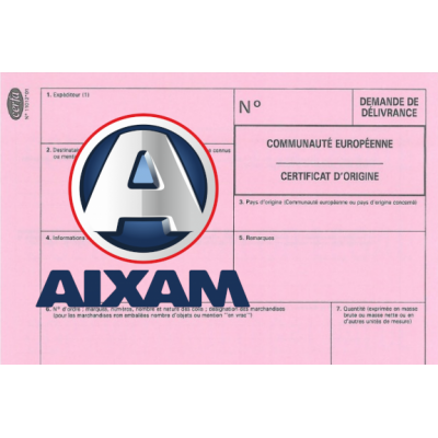 Certificado Europeo de Cumplimiento para el automóvil Aixam