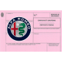 Certificado Europeu de Conformidade para o carro Alfa Romeo