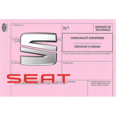 Certificado europeo de cumplimiento para SEAT