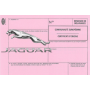 Certificado europeo de cumplimiento para el coche Jaguar.
